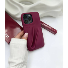 Бордовий чохол rhode на iPhone 16 pro lip Case Raspberry Jelly 